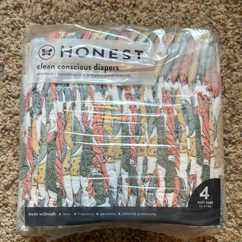 Honest Diapers with Colorful Cactus Pattern